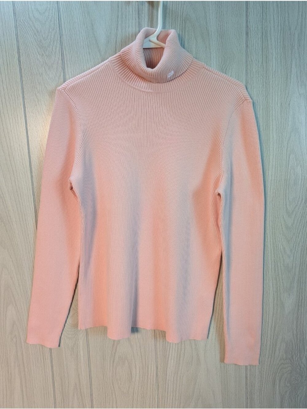 Lauren Ralph Lauren Womenβs Light Pink Roll Neck Cotton Jumper Size XL